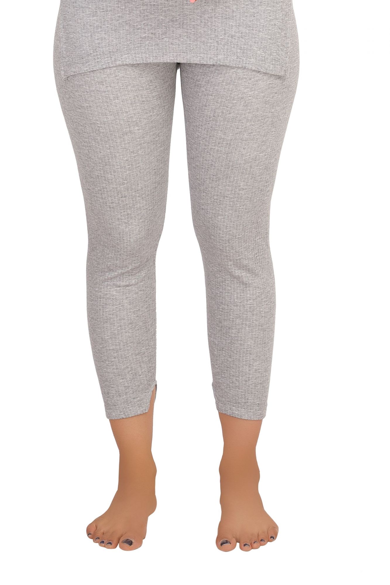 Cotton Quilted Thermal Bottom Light Grey